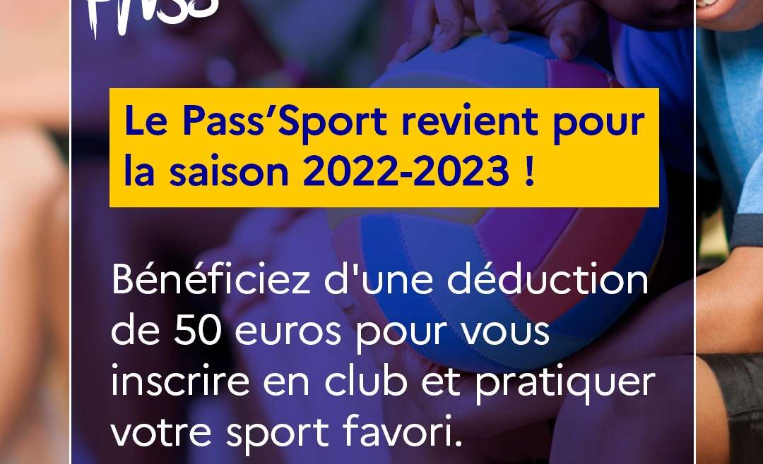 Pass Sport, bénéficiez de -50 €